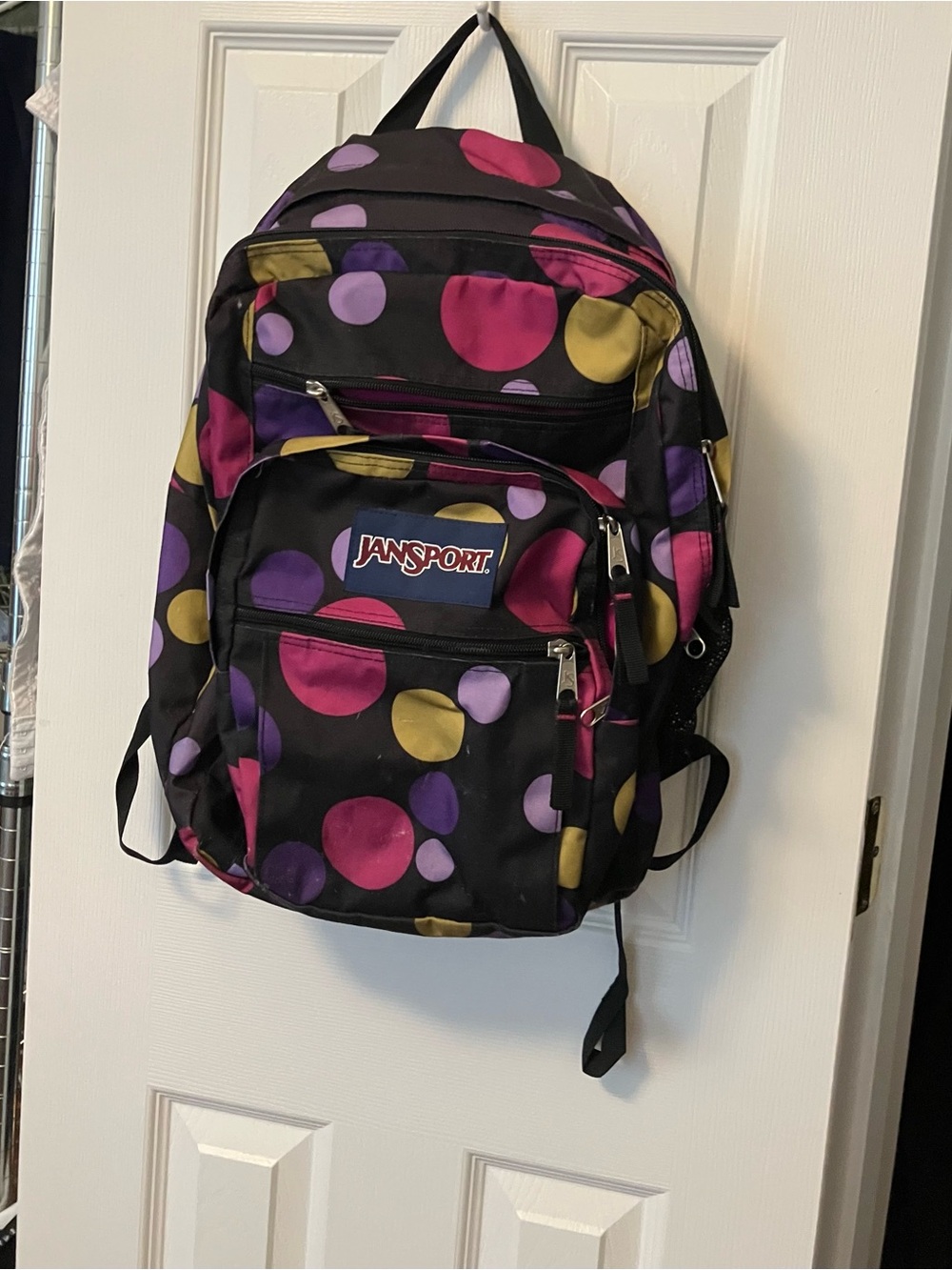 Jansport Colorful Polka Dot Backpack